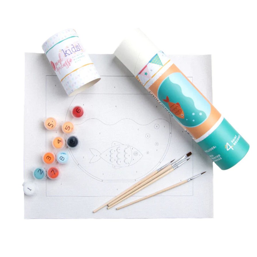 Littles Pink Picasso Kits | Gertie Goldfish Painting Kit