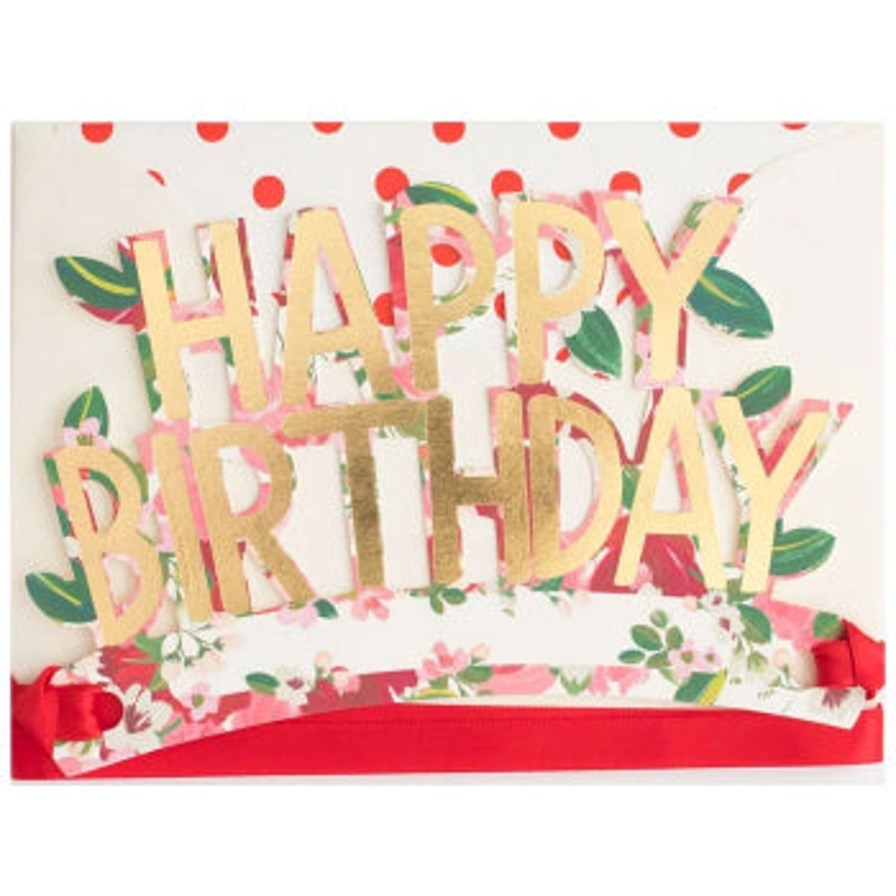 Art & Paper The First Snow | Crown- Happy Birthday Floral