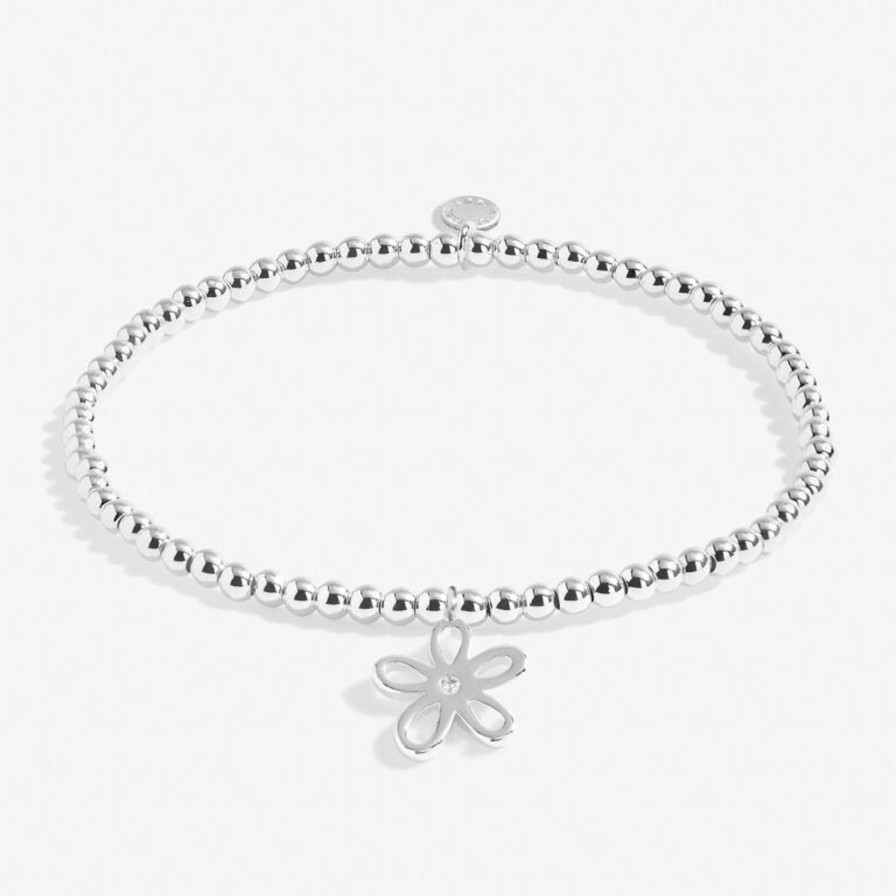 Women A Littles & Co. Bracelets | Children'S A Little 'Flower Girl' Bracelet In Silver Plating