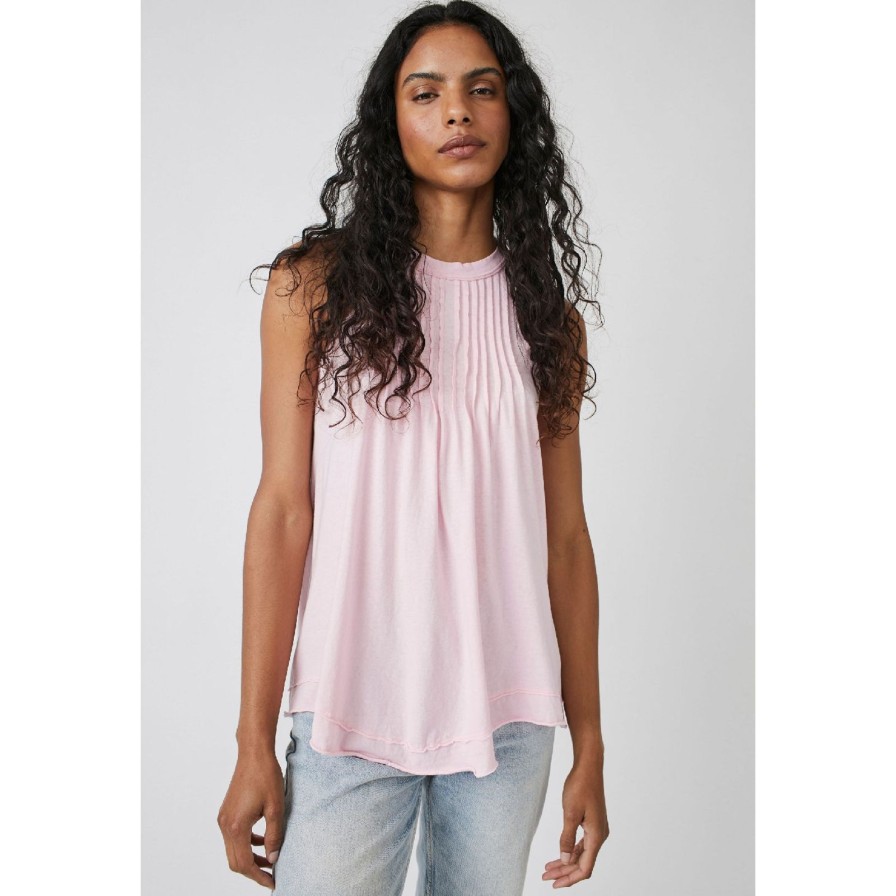 Women Free People Tops | Go To Town Tank-Pink Lemon