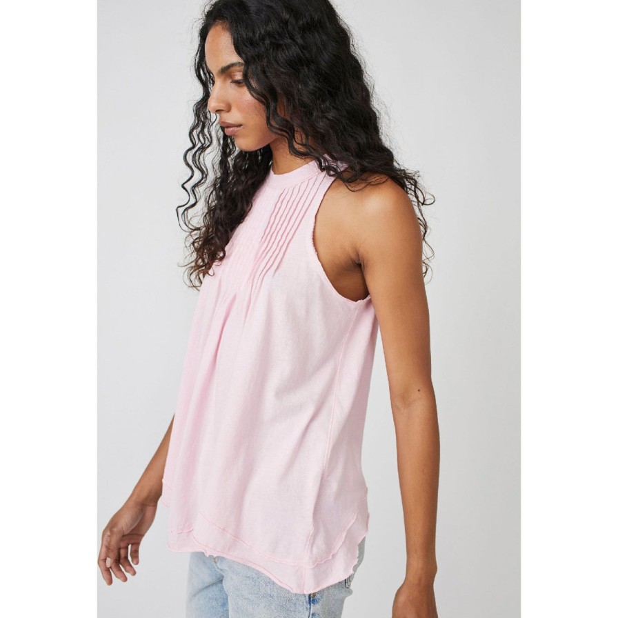 Women Free People Tops | Go To Town Tank-Pink Lemon