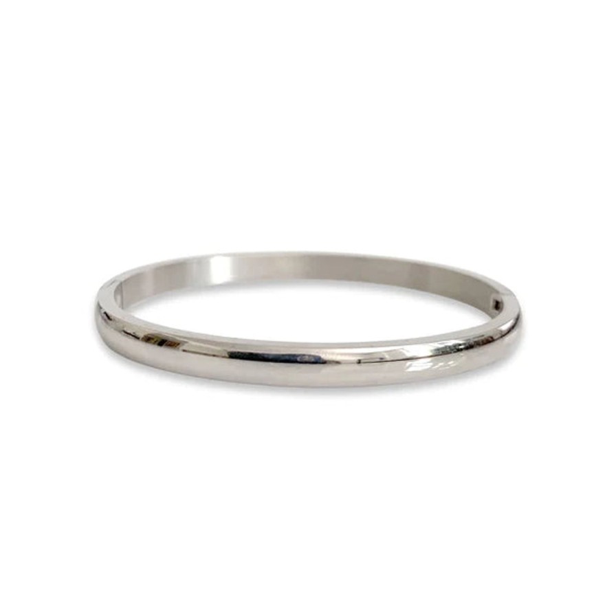 Women Artizan Bracelets | Plain Bangle-Silver