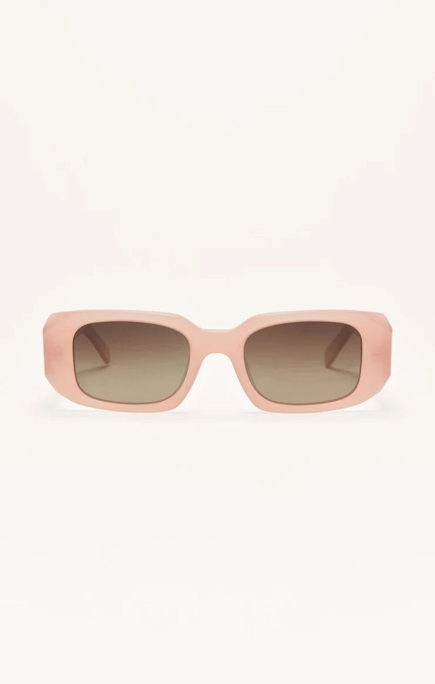 Women ZSupply Eyewear | Off Duty Sunglasses-Blush Pink-Gradient