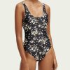 Women Scotch & Soda Swimsuits | Reversible Printed Swimsuit