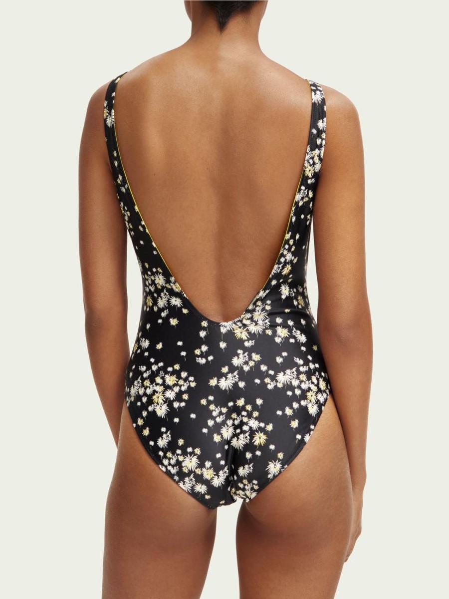 Women Scotch & Soda Swimsuits | Reversible Printed Swimsuit