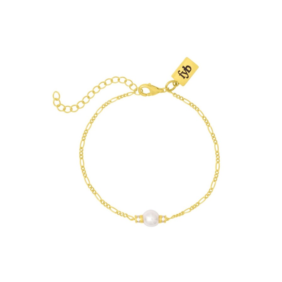 Women fyb Bracelets | Odette Pearl Bracelet Gold