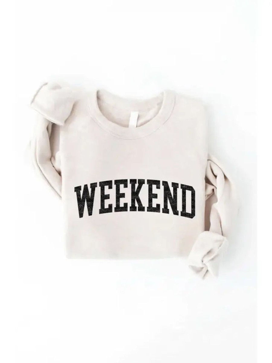 Women Oat Collective Tops | Weekend Sweatshirt