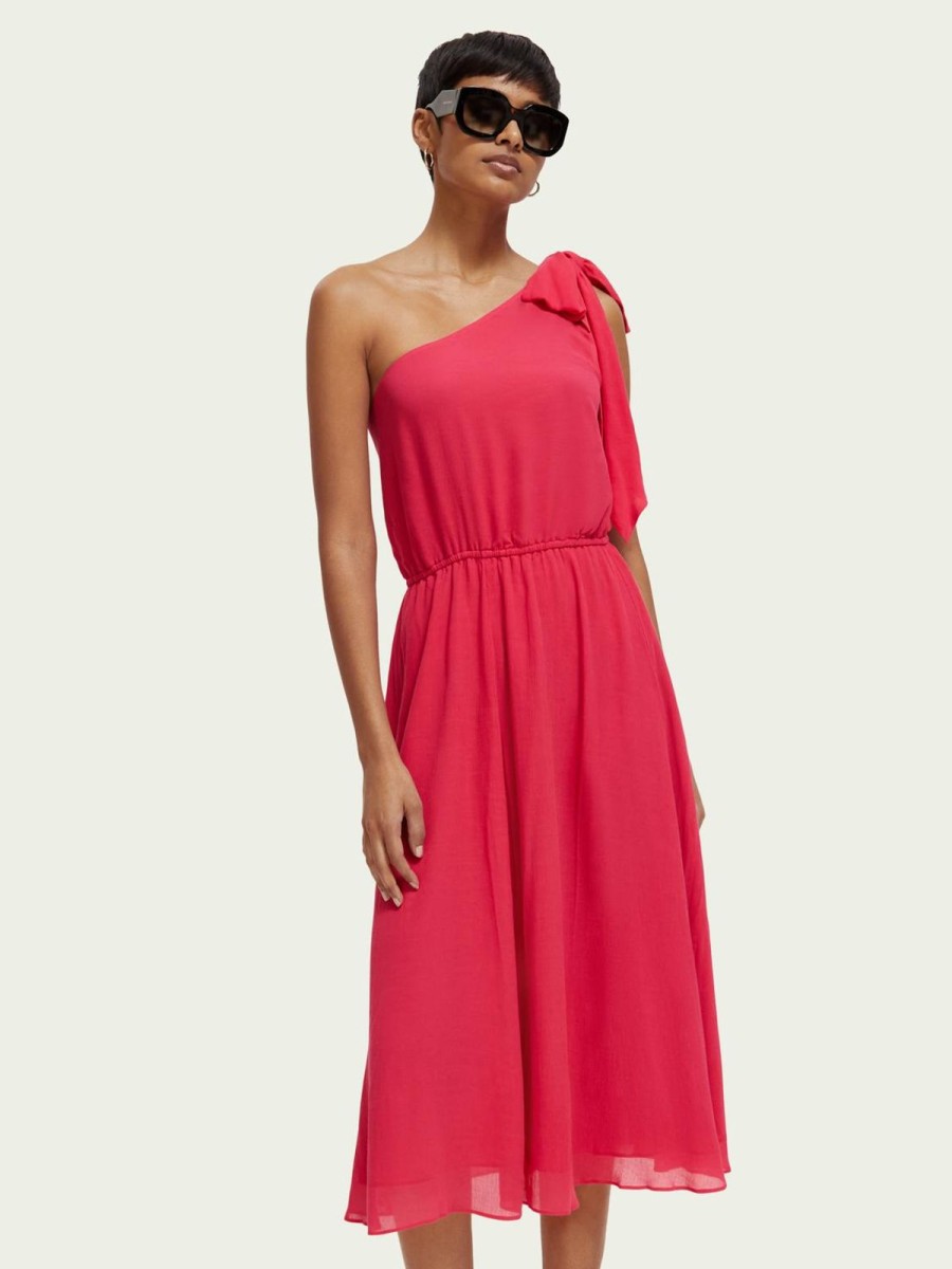 Women Scotch & Soda Dresses | Asymmetric Midi Dress