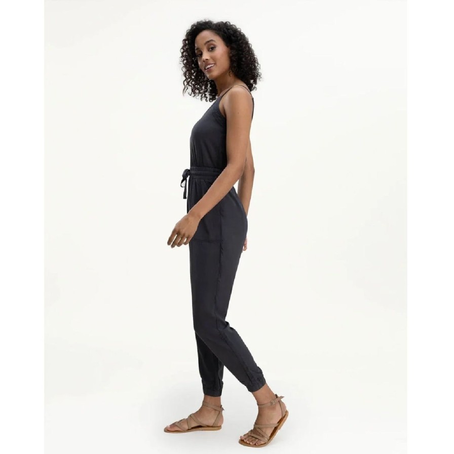 Women Splendid Bottoms | Jetsetter Jumpsuit- Black