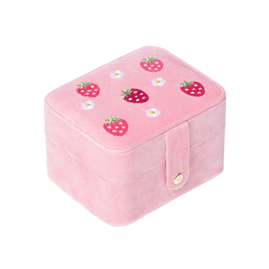 Littles Rockahula Kids | Strawberry Jewellery Box