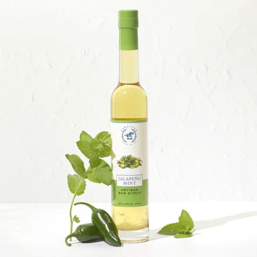 Home Saratoga Olive Oil Co. Food | Jalapeno Mint Bar Syrup