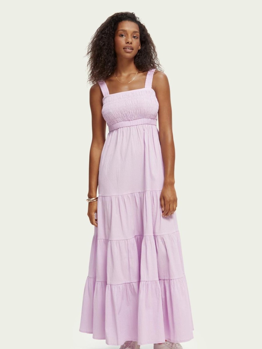 Women Scotch & Soda Dresses | Seersucker Dress-Orchid