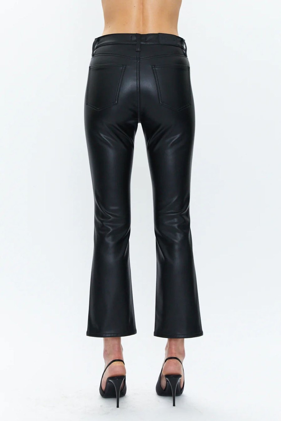 Women Pistola Bottoms | Lennon High Rise Crop Boot-Slate Black