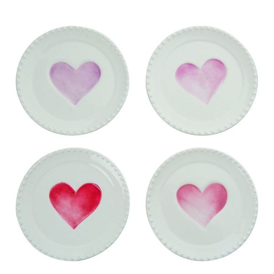 Seasonal SYNPLE | Dol Watercolor Heart & Hobnail Treat Plate