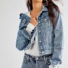 Women Free People Sweaters & Jackets | Rumors Denim Jacket