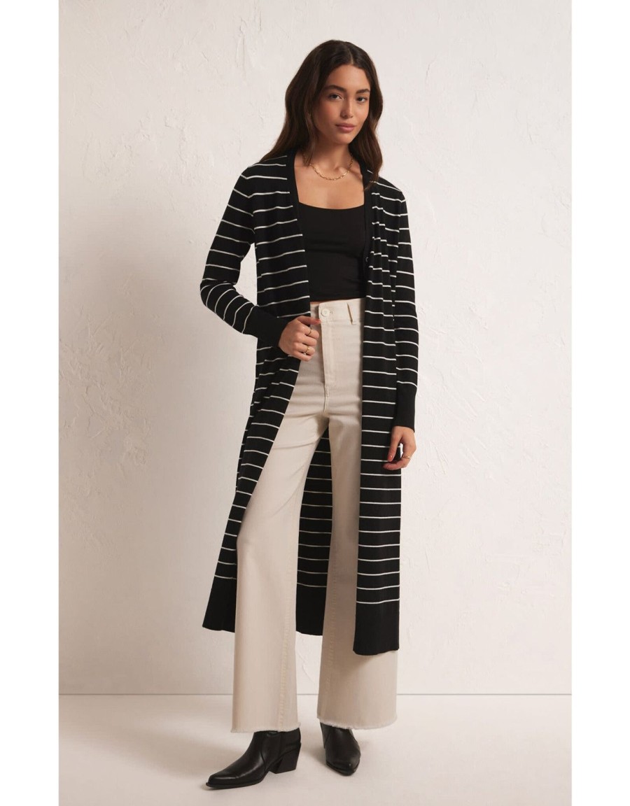 Women ZSupply Sweaters & Jackets | Bellini Stripe Cardigan