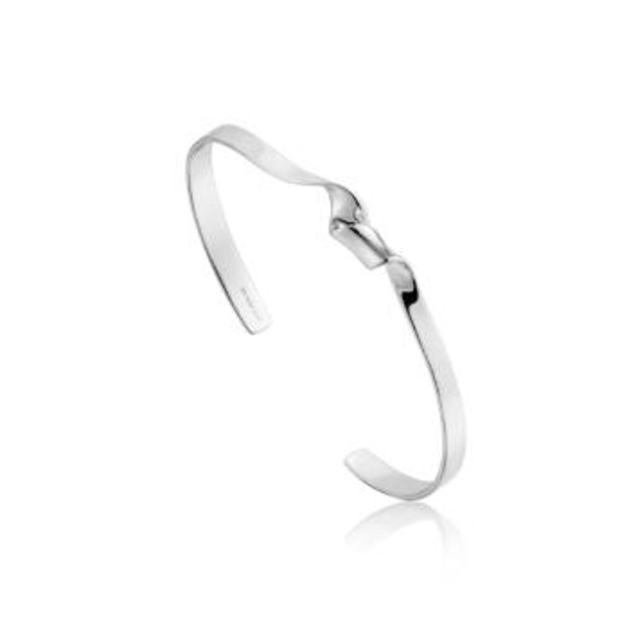 Women ANIA HAIE Bracelets | Twist Cuff Bracelet-Silver