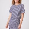 Women Stateside Dresses | Ruched Stripe Mini Dress