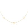 Women Enewton Necklaces | Choker Simplicity Chain Gold-Classic 4Mm Gold