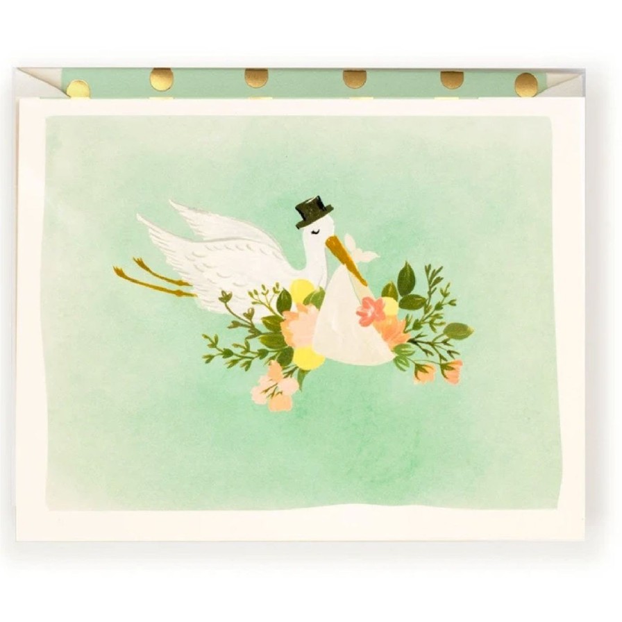 Art & Paper The First Snow | Baby Stork Card