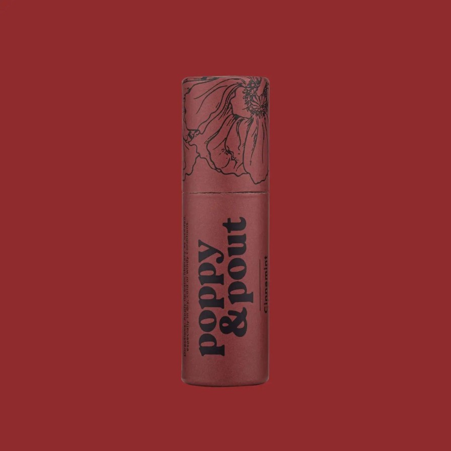 Bath & Beauty poppy & pout Lips | Cinnamint Lip Balm