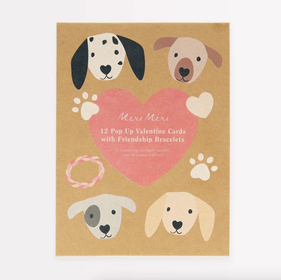 Seasonal Meri Meri | Dog Valentine Cards (X 12)