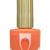 Bath & Beauty Floss Gloss Nail Polish | Bikini Coral-Neon Orange Red Nail Polish,