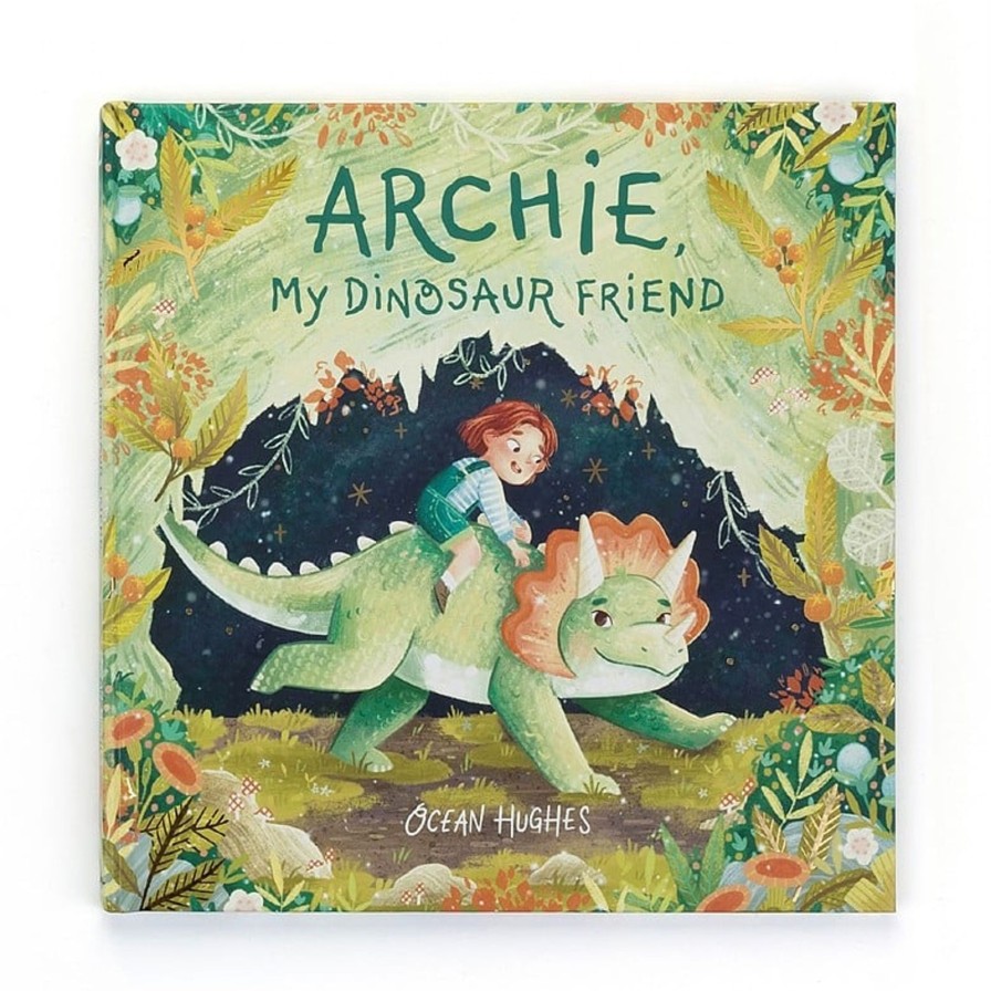 Littles Jellycat | Archie, My Dinosaur Friend Book