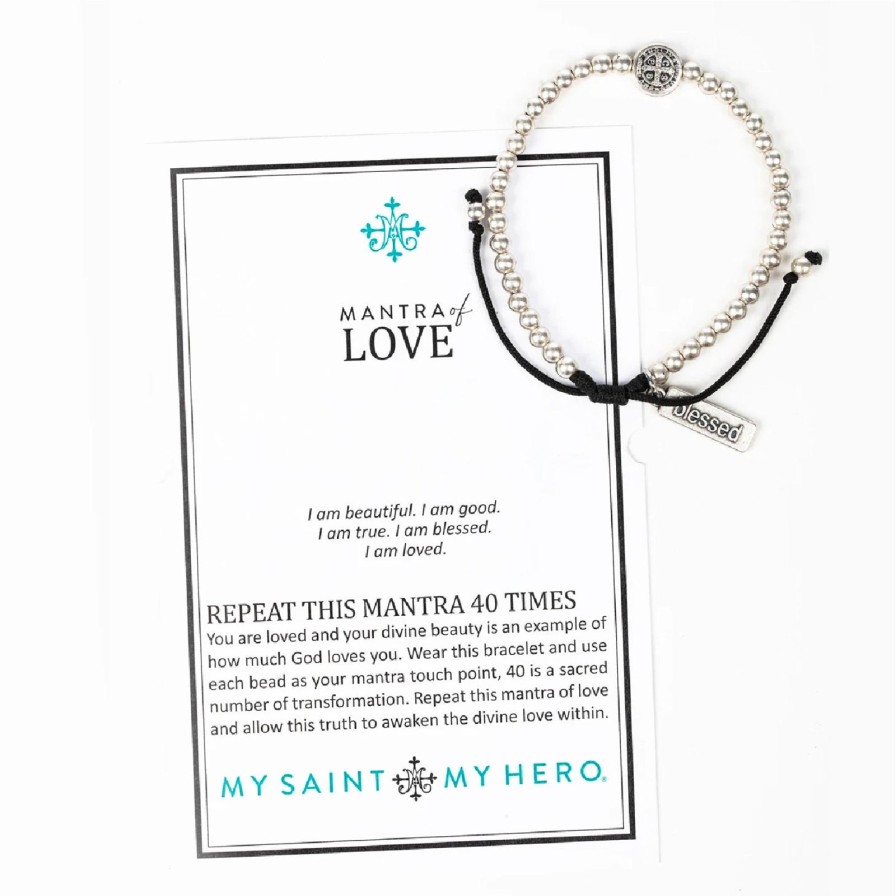 Women My Saint My Hero Bracelets | Mantra Of Love Bracelet