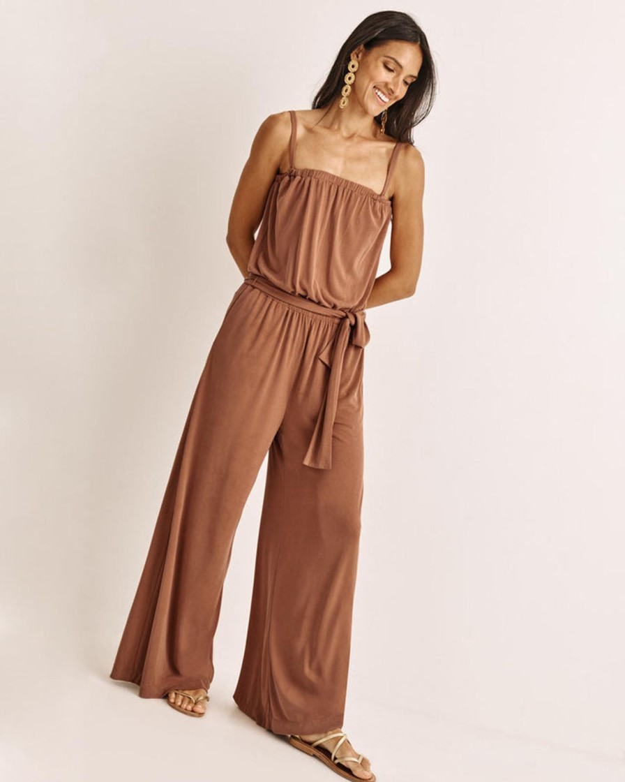 Women Splendid Jumpsuits | Arlo Sandwash Jumpsuit