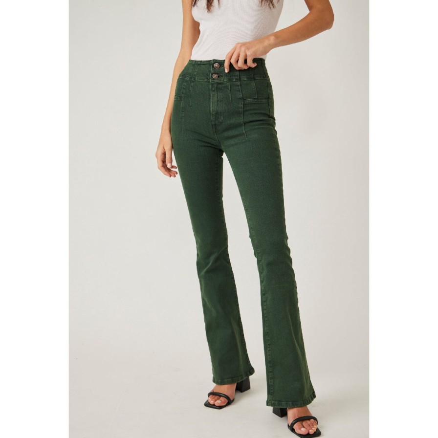 Women Free People Bottoms | Jayde Flare-Forest