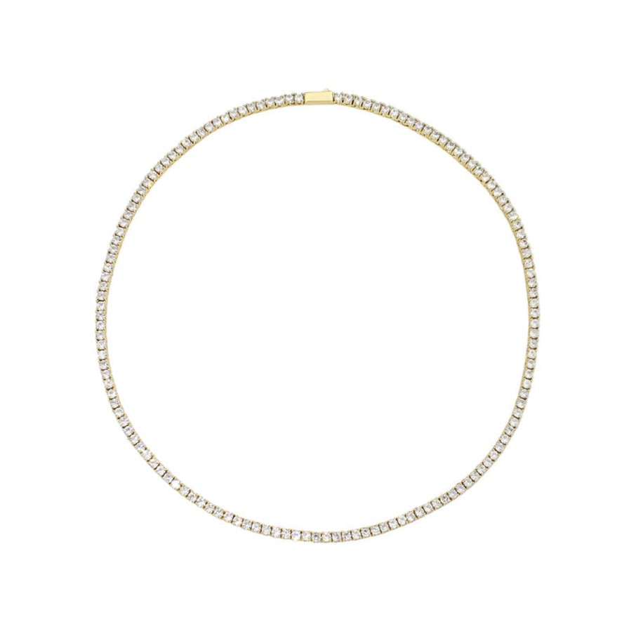 Women Artizan Necklaces | Tennis Necklace-Gold