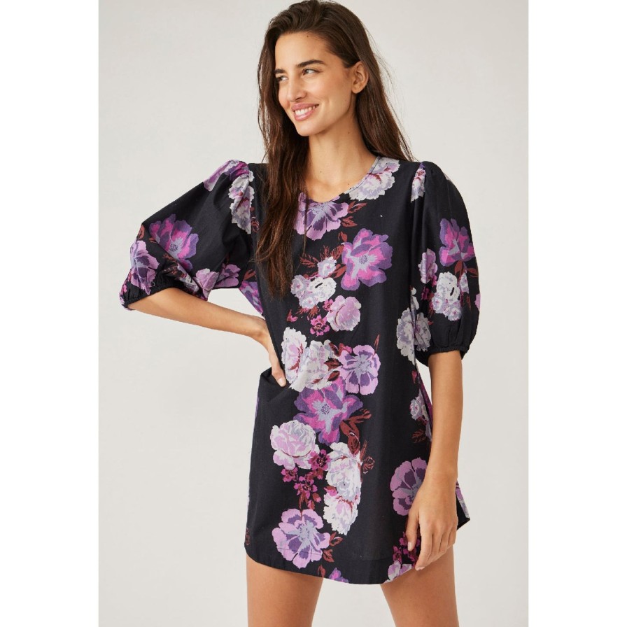 Women Free People Dresses | Maye Poplin Tunic-Midnight Combo