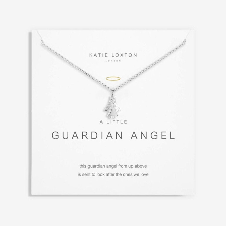 Women Katie Loxton Necklaces | A Little Guardian Angel Necklace