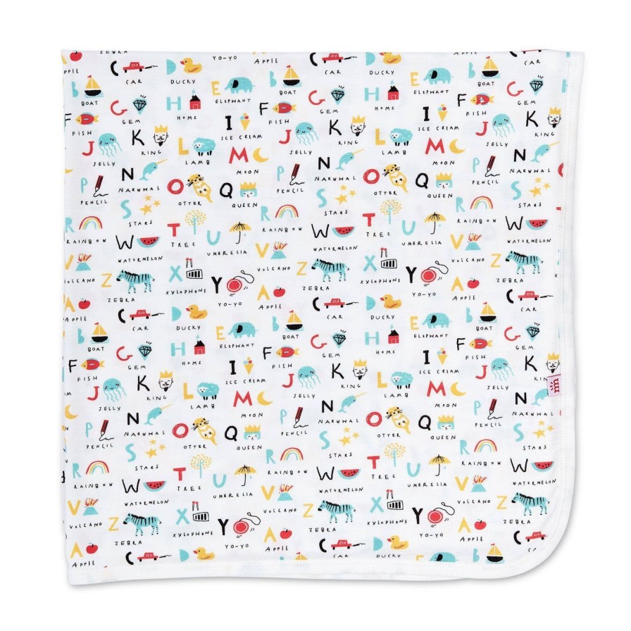 Littles Magnetic Me | Abc Love Modal Swaddle Blanket