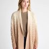 Women Splendid Sweaters & Jackets | Dip Dye Cable Cardigan