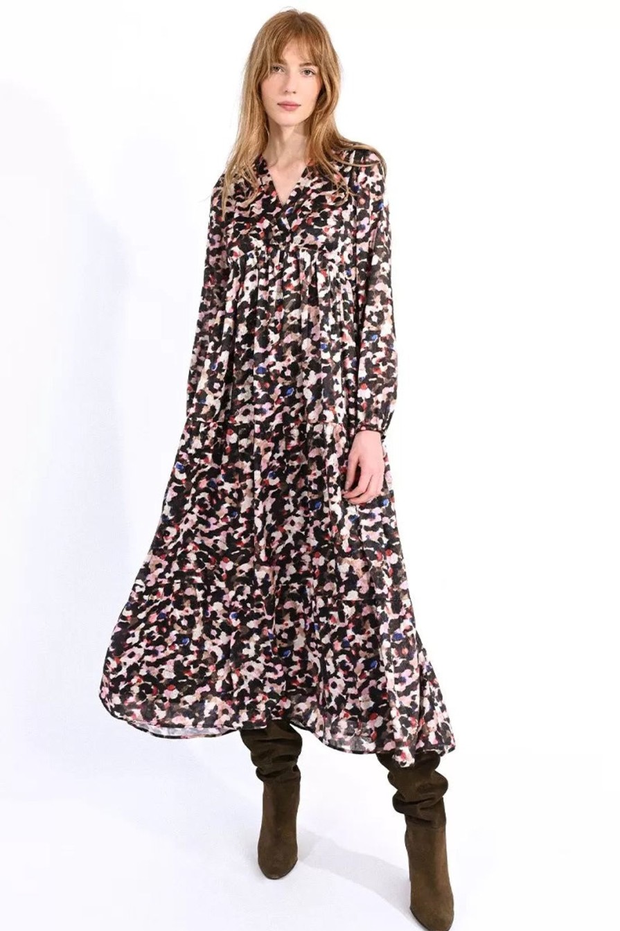 Women Molly Bracken Dresses | Abstract Print Maxi Dress