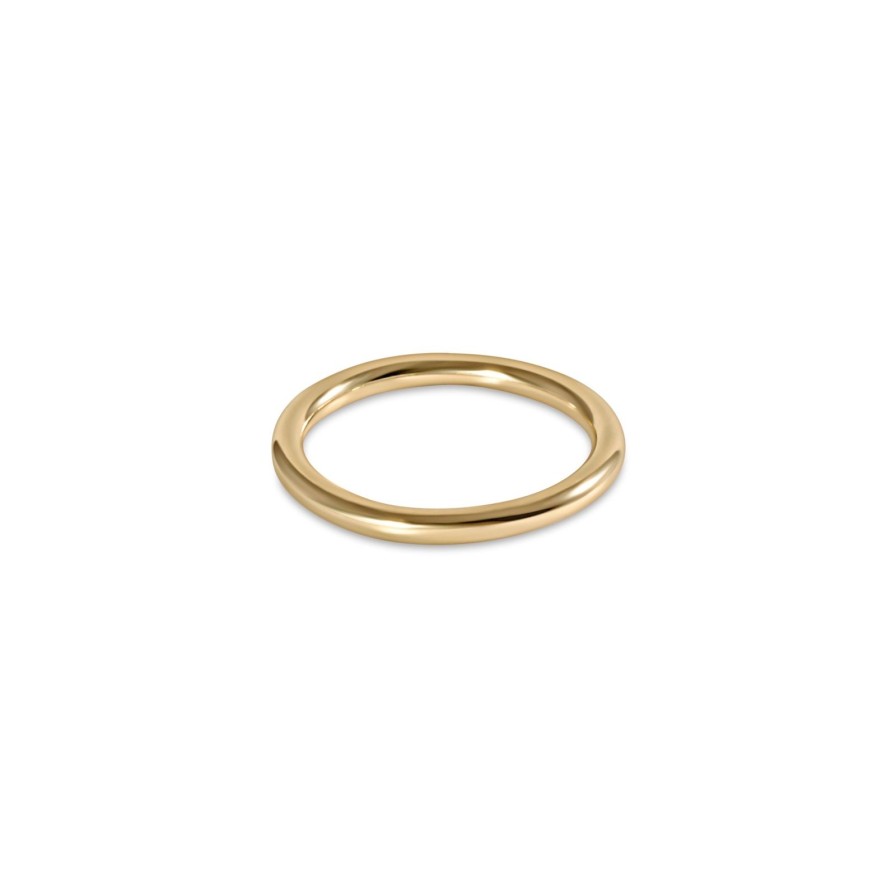 Women Enewton Rings | Classic Gold Band Ring- Size 7