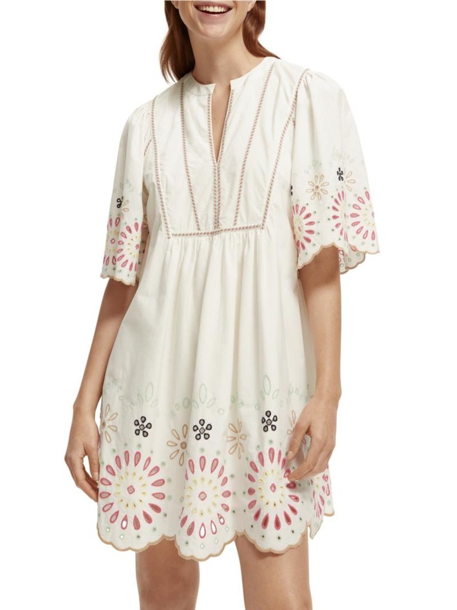 Women Scotch & Soda Dresses | Flutter Sleeve Mini Dress