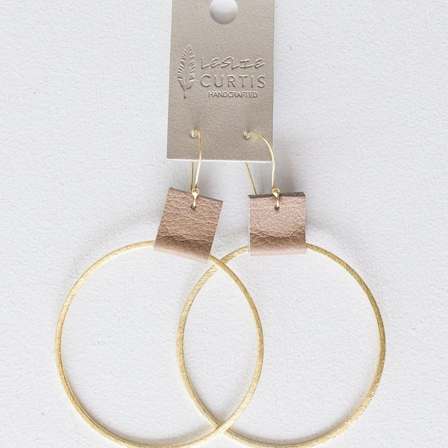 Women Leslie Curtis Earrings | Grayson Earrings-Taupe