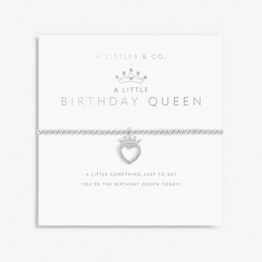 Women A Littles & Co. Bracelets | A Little 'Birthday Queen' Bracelet In Silver Plating