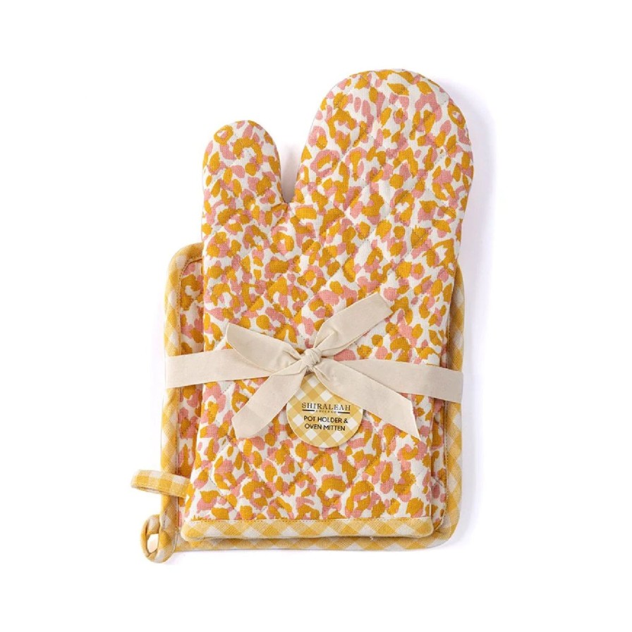 Home Shiraleah Linens | Nora Pot Holder/Oven Mitt-Multi