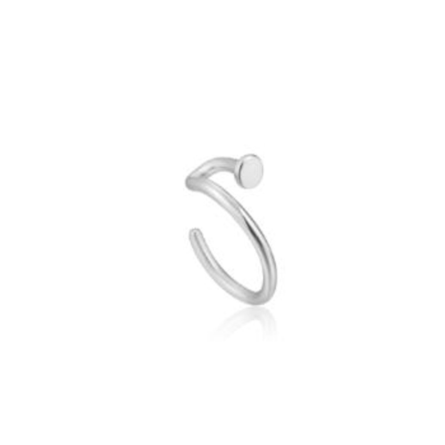 Women ANIA HAIE Earrings | Dot Ear Cuff-Silver