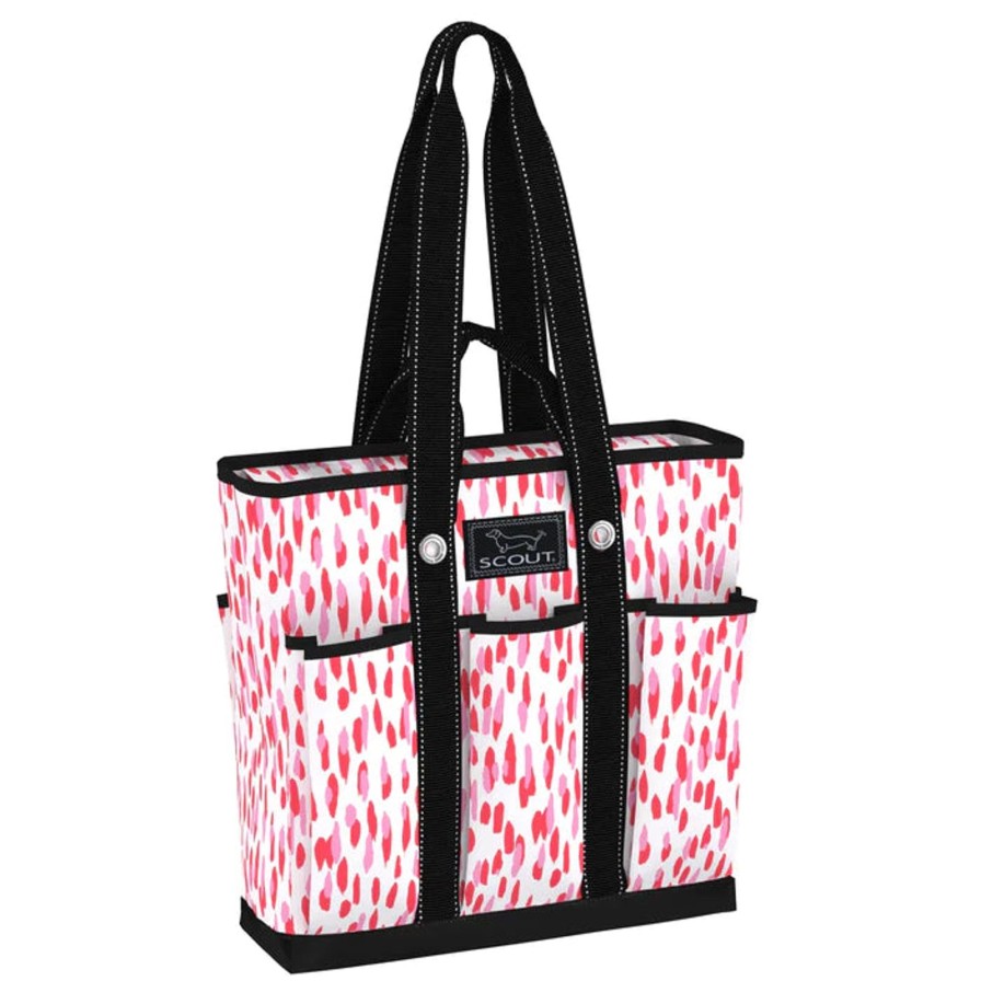 Women SCOUT Totes | Pocket Rocket Pocket Tote Bag-Pattern: Lovers Splat