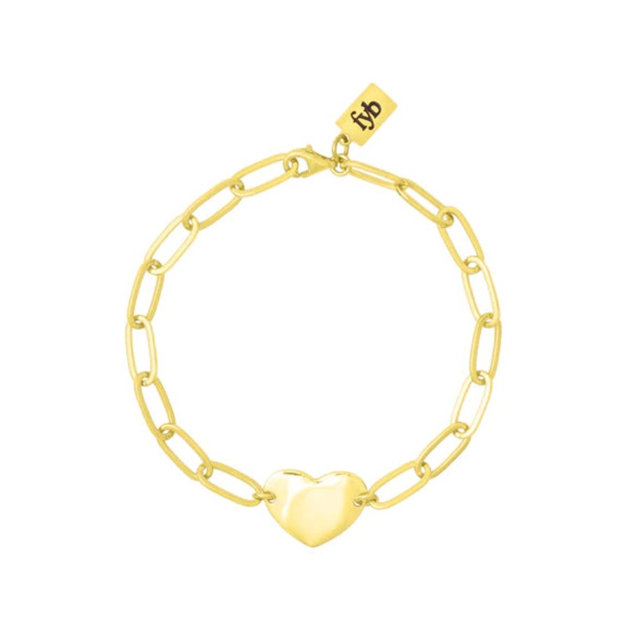 Women fyb Bracelets | Love Chain Bracelet Gold