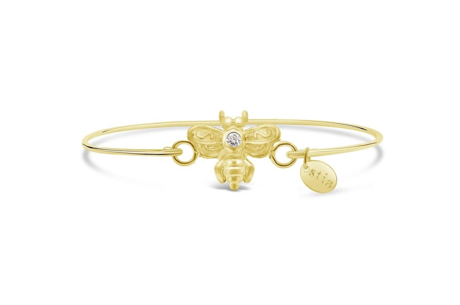 Women Stia Bracelets | Pave Icon Bracelet-Bee Happy