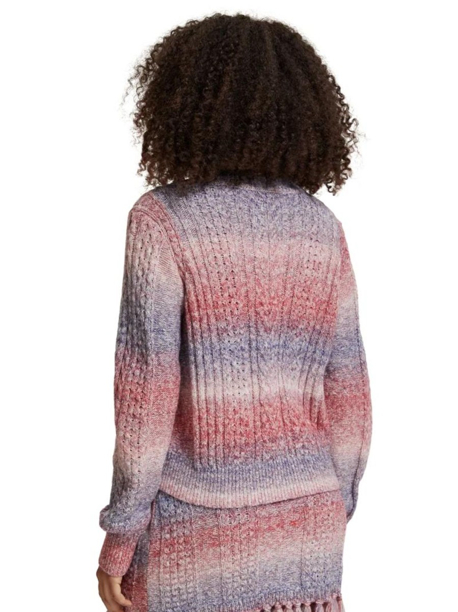 Women Scotch & Soda Sweaters & Jackets | Space Dye Crew Neck Pullover