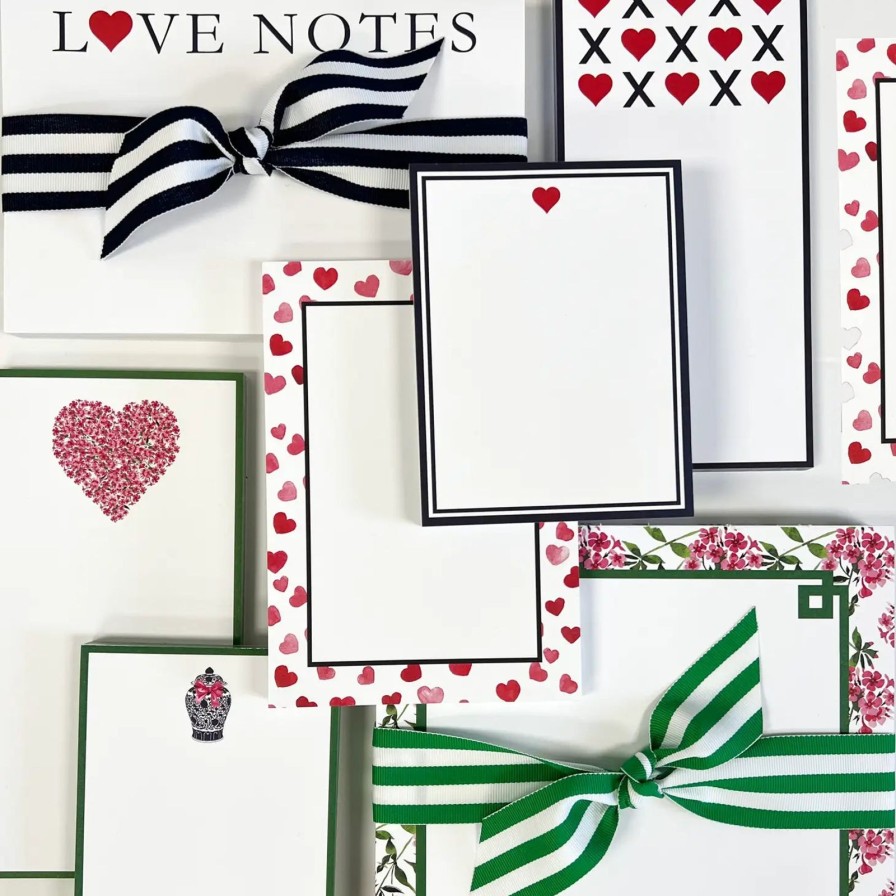 Seasonal WH Hostess Social Stationery | Heart Notepad