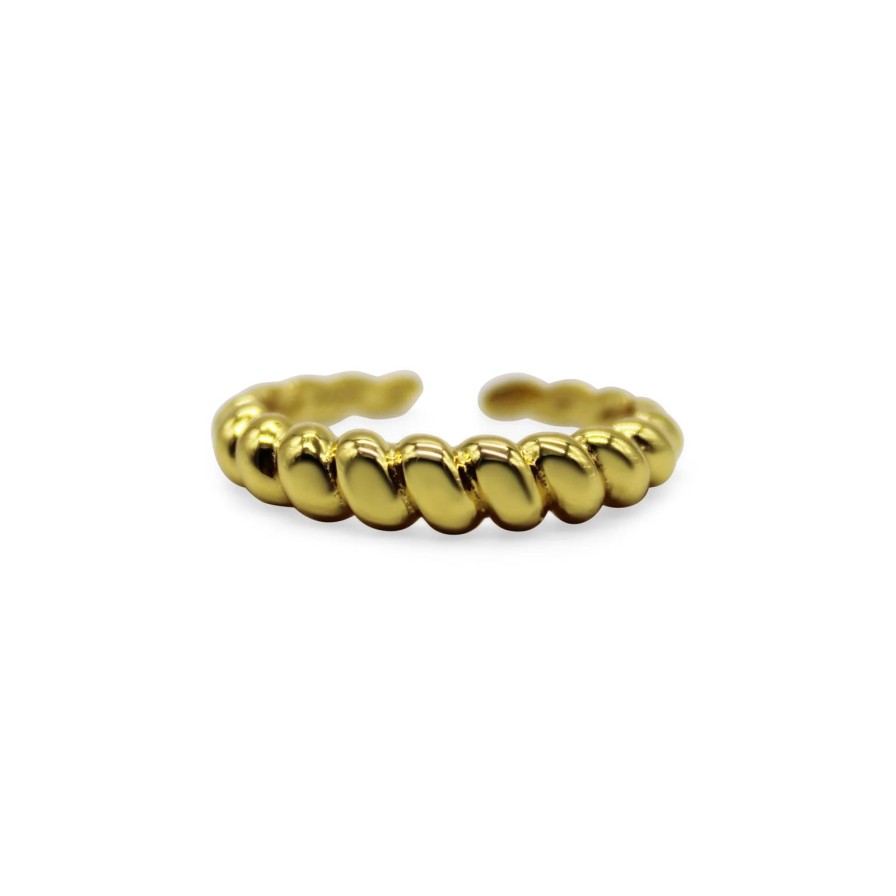 Women Stia Rings | It Fits! Simplicity "Croissant" Twist