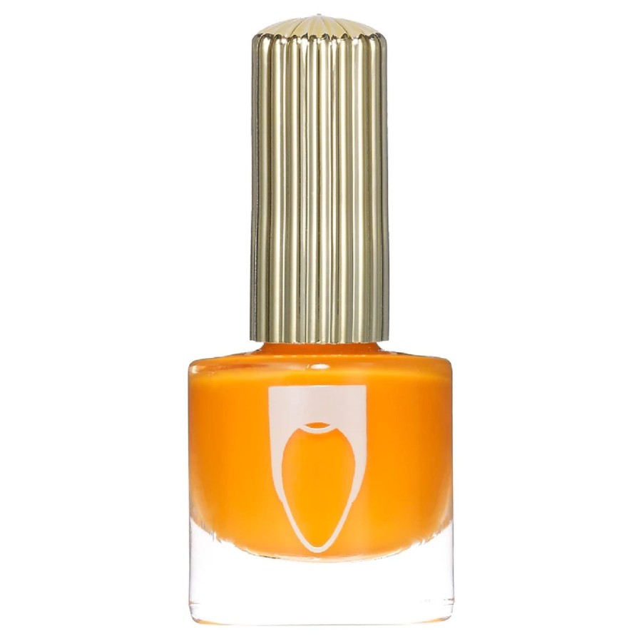 Bath & Beauty Floss Gloss Nail Polish | Neon Nacho-Orange Yellow Neon Nail Polish